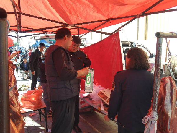 第六师市场监督管理局开展电子计价秤市场秩序综合整治
